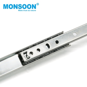 Đồ Nội Thất Phù Hợp Nhà Bếp Màu Xanh Kẽm Mạ Trượt Đường Ray Top Núi Kính Thiên Văn Trượt Hai-Phần 27 Mm Chiều Rộng Treo Ngăn Kéo Trượt - Product Image 5