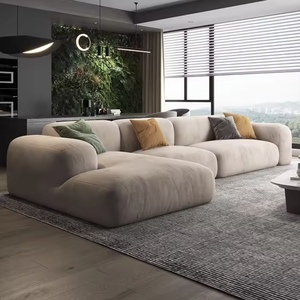 Canapé modulaire en velours nordique de luxe FYZK en forme de L, canapé combiné 3 places, ensemble de canapés modernes pour <span class=keywords><strong>salon</strong></span>, meubles pour l'intérieur de la maison, OEM - Product Image 1