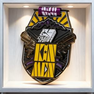 Médailles de luxe personnalisées pour la course à pied, le cyclisme et l'athlétisme, finition or et argent, impression UV, gravure laser - Product Image 4