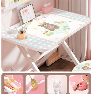 Nhỏ di chuyển đơn giản trẻ em sinh viên cho thuê ký túc xá nhà phòng ngủ đầu giường Bàn học có thể điều chỉnh chiều cao Bàn máy tính văn phòng - Product Image 2