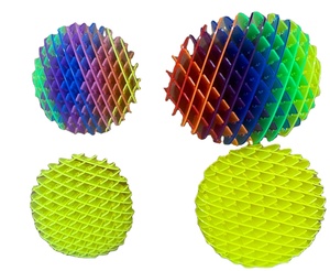 Juguetes Antiestrés, Juguete de Gusano de Malla Elástica, Sensorial, para Aliviar la Ansiedad en Niños y Adultos - Product Image 4