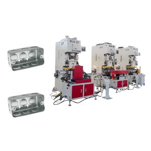 Ligne de production de boîte de jonction automatique pour jonction carrée en acier 4X4 approuvée UL, boîte électrique de commutateur de Conduit métallique - Product Image 2