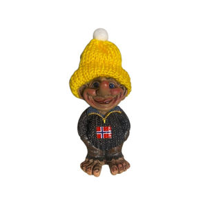 Aimant de réfrigérateur souvenir touristique Viking en résine 3D personnalisé ELK Suède Finlande Suisse Danemark Troll avec chapeau Aimant de réfrigérateur - Product Image 1