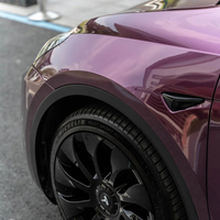 WRAPMASTER Vinilo Adhesivo para Automóviles, Color Morado Siberiano, 1.52*17m, Vinilo para Envolver Autos, Stickers para Autos, Película Protectora para Autos