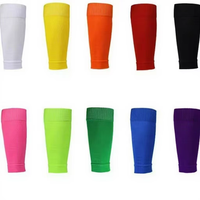 Chaussettes de compression en polyamide élastique tricotées, longueur mi-mollet, avec double bord côtelé pour la course, le marathon, la gym, le fitness et le soutien des jambes