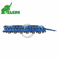 Semi-remorque à plateau surbaissé modulaire 200-300 tonnes, multi-essieux, robuste, à vendre