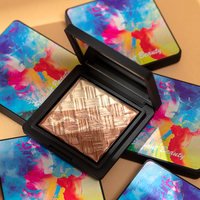 Marque privée Haute Pigment Mat Shimmer Maquillage Fard À Paupières Palette Couleur Bleue Crémeux Holographique Longue Durée Lumière Pour Les Yeux 5g Poudre