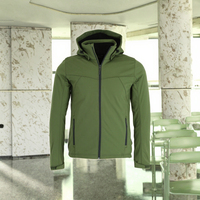 Veste de course d'hiver en toile fine pour hommes, personnalisable avec logo OEM, production en série, imperméable, respirante, coupe-vent, design réfléchissant
