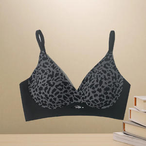 Groothandel Comfortabele Luipaard Print Custom Logo Hoge Kwaliteit Sport Afbeeldingen Sexy Meisje Hot Push-Up Bh Voor Vrouwen - Product Image 1