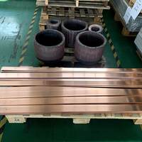 Barras de Cobre Estañado Huanhai, Aleación Cuadrada, Perforadas, para Soldadura y Doblado, Alta Pureza 99.9%, JIS ASTM