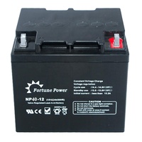 Batterie au plomb-acide rechargeable de haute qualité 12V 40AH par Kijo, type scellé, pour voiturettes de golf, onduleurs, fauteuils roulants électriques et éclairage