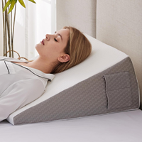 Coussin de lecture triangulaire confortable en mousse à mémoire de forme pour le cou, le dos et les jambes, idéal pour le lit – Vente chaude en usine