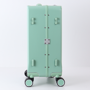 I bagagli illuminanti per la promozione del marchio accettano valigie di qualità superiore puri Bayer PC con marchio personalizzato - Product Image 5