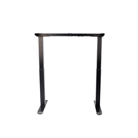 Bureau d'ordinateur électrique ergonomique à hauteur réglable à double moteur, cadre métallique moderne, fabricant chinois
