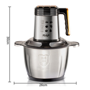 Multifunctional High-quality Big Capacity 360 Degree Stainless Steel Blade Kitchen Electric <b>Meat</b> <b>Grinder</b> Food Processor - Product Image 5