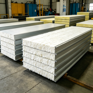 Direkt vom Hersteller: Feuerfeste Isolierte Sandwichplatten, Hochdichte <span class=keywords><strong>EPS</strong></span>/PU-Sandwichwandplatten <span class=keywords><strong>f</strong></span>ür Fertigbauwerke - Product Image 2