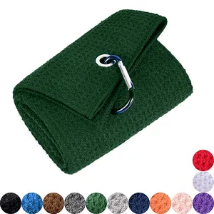 Serviettes de Golf à séchage rapide en coton imprimé personnalisé, ensemble de serviettes de Golf à impression vierge par Sublimation