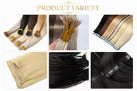 Extensions de cheveux pré-collées Remy européennes compatibles avec les micro-perles I-Tip, lot en gros pour salon, marque FARUI