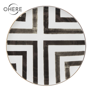 Assiettes Vintage Crossroad, Assiettes à Dessert, Assiettes <span class=keywords><strong>de</strong></span> Présentation, Porcelaine Fine, Écologiques, Hôtels, Événements, Traiteur, Location - Product Image 2