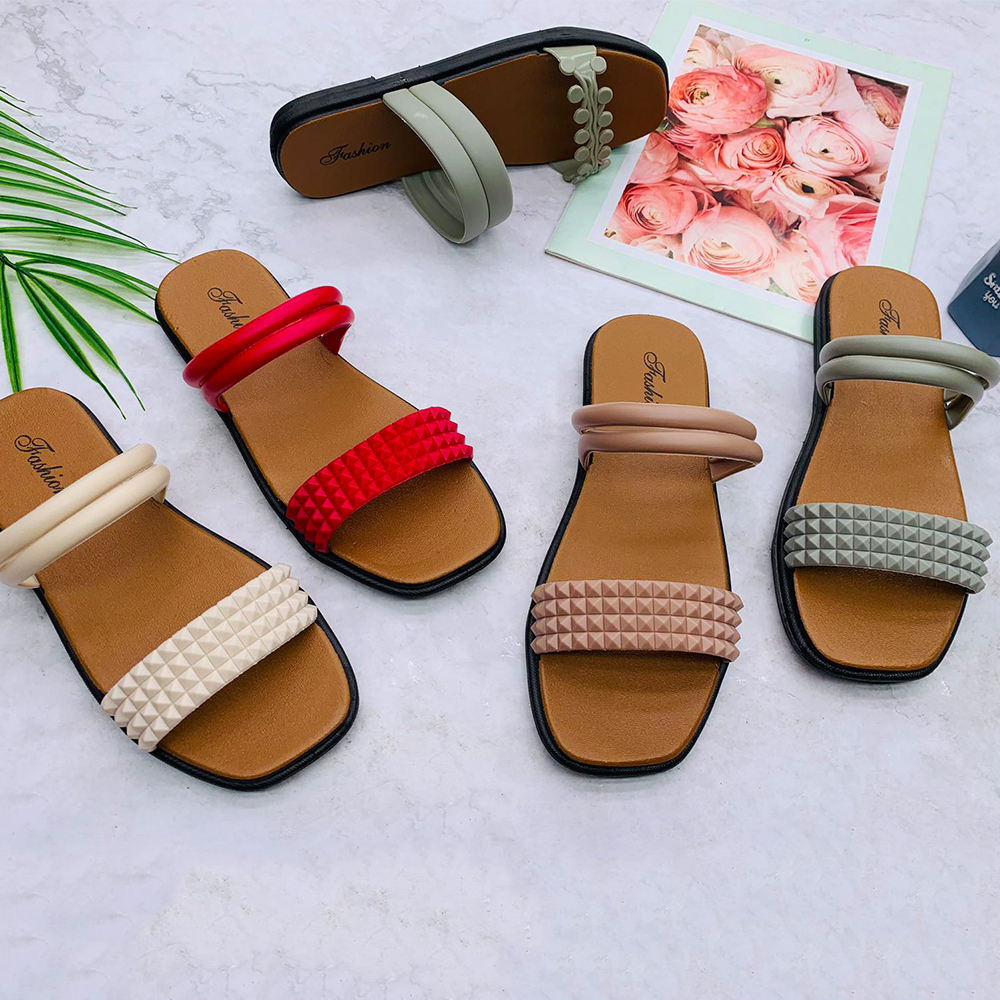 Flop Slippers New Fashion Chappal Girl Daily Use Flat Women Flip