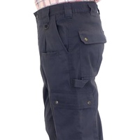 Celana Keselamatan Tahan Api 100% Katun Berat Sedang 7.5oz Tahan Air dan Minyak, Anti Api untuk Rating 2 Arc, Model Longgar Cargo