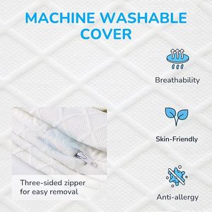 Confortável Hotel Colchões Dobrável Moderno Twin <span class=keywords><strong>Queen</strong></span> Full <span class=keywords><strong>Size</strong></span> Látex Gel Espuma de Memória Colchão <span class=keywords><strong>Topper</strong></span> 10cm para Cama - Product Image 5