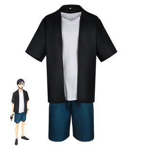 Disfraz de Cosplay de Xiaozhou Lingwang Dai Shenping Nanfang Rihe para Adultos, Unisex, Estilo Anime, Conjunto de Top y Pantalones Cortos - Product Image 3