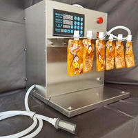 Jus de fruits buse bec poche remplissage bouchage machine sauce tomate remplissage pour boisson personnalisée préfabriquée