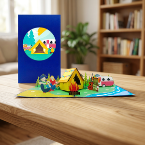 Tarjeta Pop-up Viet-craft OT904, Diseño de Animales en 3D, Corte Láser, Papel Artístico Hecho a Mano, Tarjeta Pop-up Personalizada para el Hogar - Product Image 5
