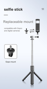 Flessibile S03 Selfie Stick 3 in 1 <span class=keywords><strong>Mini</strong></span> treppiede monopiede portatile estensibile con supporto per Selfie remoto per telefoni cellulari - Product Image 3