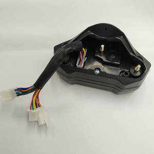 אופנוע תצוגת 7 צבע תאורה אחורית משתנה + חיישן Tachometer מד מרחק בנזין אופנוע שמן רמת מד שינוי חלק - Product Image 6