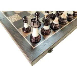 Fabricant de pièces d'échecs de jeu de société Production professionnelle de Dongguan de luxe de grande taille en bois de haute qualité de plus de 6 ans