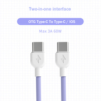 Kabel Data Mini Type-C dengan Konduktor Tembaga Murni untuk Pengisian Cepat dan Perangkat Komputer/iOS