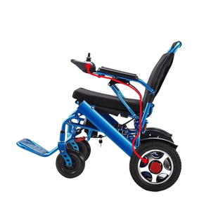 Silla de ruedas eléctrica motorizada portátil de aluminio ligero para ancianos discapacitados equipo de rehabilitación de ayuda de movilidad eléctrica - Product Image 6