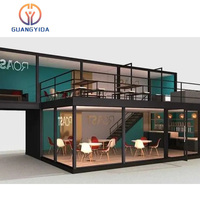 Kits de maison portables modernes, conteneur de 20 pieds, conteneur modulaire Transportable, maison préfabriquée