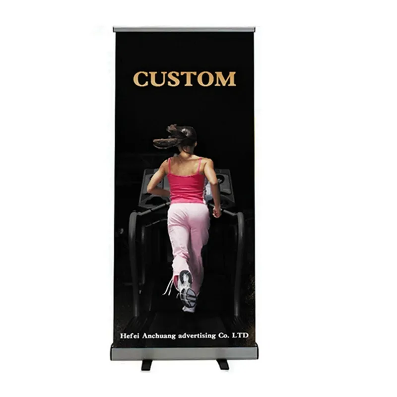 China Fabriek Leverancier Roll Up Banner Goedkope Roll Up Display Stand Voor Reclame Promotie 80X200