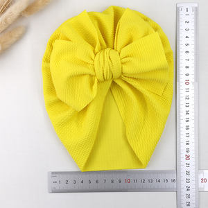 <span class=keywords><strong>Turban</strong></span> en tissu gaufré, <span class=keywords><strong>Bonnet</strong></span> pour bébé, <span class=keywords><strong>Turban</strong></span> pour nouveau-né, <span class=keywords><strong>Bonnet</strong></span> avec nœud papillon, accessoires de photographie, couvre-chef doux et texturé - Product Image 2