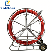Tire-câble en fibre de verre 300m 400m, non conducteur, pour conduits et communications industrielles