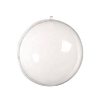 Toutes sortes de tailles différentes pour la décoration intérieure de mariage et de fête Boule transparente pour le bricolage Ornements à remplir en plastique transparent