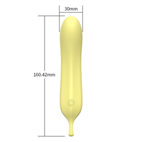 Vibrador de Silicona Impermeable de 7 Velocidades para Adultos, Vibrador de Clítoris con Succión, Masajeador de Dildo Amarillo para Mujeres, 1m