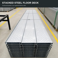 Tôle de couverture en acier galvanisé profilé |   Panneau de plancher sans coulage pour systèmes de construction de plateformes de mezzanines en acier
