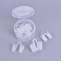 Dispositif anti-ronflement pour la santé, pince nasale en silicone souple confortable, anti-ronflement, réutilisable, silencieux, dilatateur nasal pour le sommeil
