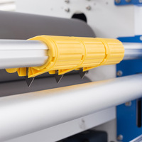 Laminateur automatique rouleau à rouleau 63''/160 cm, machine à plastifier à chaud et à froid avec lame de découpe
