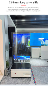 หุ่นยนต์โฆษณาเคลื่อนที่ Reeman Smart ขนาด 55 นิ้ว จอ OLED โปร่งใส พร้อมระบบสั่งงานด้วยเสียง AI ระบบนำทางอัตโนมัติ และป้ายดิจิทัล - Product Image 5