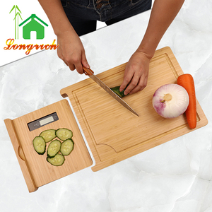 Thớt Thực Phẩm Nhà Bếp Đa Chức Năng Thớt Tre Thông Minh Với Cân Kỹ Thuật Số Có Thể Tháo Rời - Product Image 5