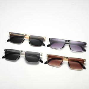 STORY STY9286A Gafas <span class=keywords><strong>de</strong></span> sol con marco <span class=keywords><strong>de</strong></span> metal ligero Gafas <span class=keywords><strong>de</strong></span> sol clásicas rectangulares con degradado para conducir - Product Image 5