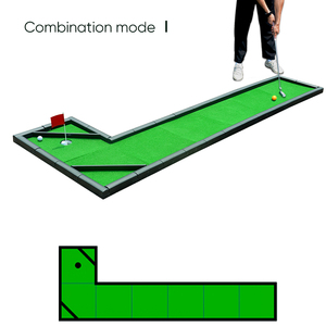 Thiết kế mới composable Mini sân golf dễ dàng để thiết lập nhỏ gọn di động nhân tạo Turf Golf đưa thực hành mat - Product Image 3