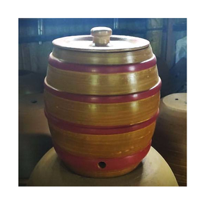 Vajilla de Cerámica Hecha a Mano Ecológica de Arcilla de Terracota de Cultura Tribal, Diseño Clásico para Beber Agua Fría, Portátil y Grande - Product Image 2