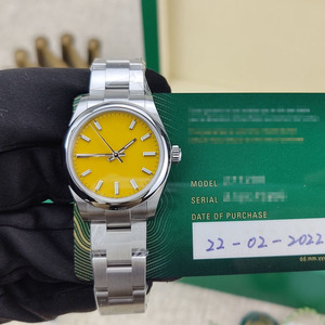 Womens Sang Trọng 31/36Mm Thép Không Gỉ Tự Động <span class=keywords><strong>Chronometer</strong></span> Đồng Hồ Đeo Tay Con Trỏ Quay Số Kẹo Cầu Vồng Màu Sắc Uy Tín Đồng Hồ - Product Image 2