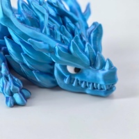 3D-Gedrucktes Art Deco Geburtstags-Drachen-Ornament und Spielzeug aus Bunten Steinen aus China Modell WJ015 für den Hausgebrauch